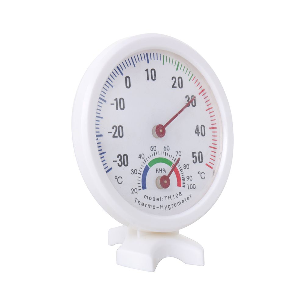 TH108 Indoor Analog Temperature Humidity Meter Thermometer Hygrometer -30~50°C H
