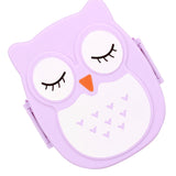 Plastic Portable Cartoon Lunch Box Food Safe Microwave Storage Container