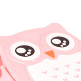 Plastic Portable Cartoon Owl Lunch Box Food Safe Microwave Storage Container - Extra Image