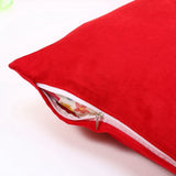 Soft Cotton Canvas Cushion Cover Home Decor Throw Pillow Case Lounge - Top-Down View