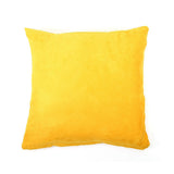 Solid Color Cotton Canvas Cushion Cover Home Decor Throw Pillow Case Lounge - Front View