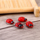 100pcs/bag Animal Wooden Ladybug Sponge Home Decoration Wall Sticker Craft For Children Kids