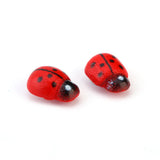 100pcs/bag Animal Wooden Ladybug Sponge Home Decoration Wall Sticker Craft For Children Kids