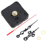 Black DIY Mechanism Quartz Clock Movement Parts Replacement Repair Tools Set Kit
