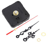Black DIY Mechanism Quartz Clock Movement Parts Replacement Repair Tools Set Kit