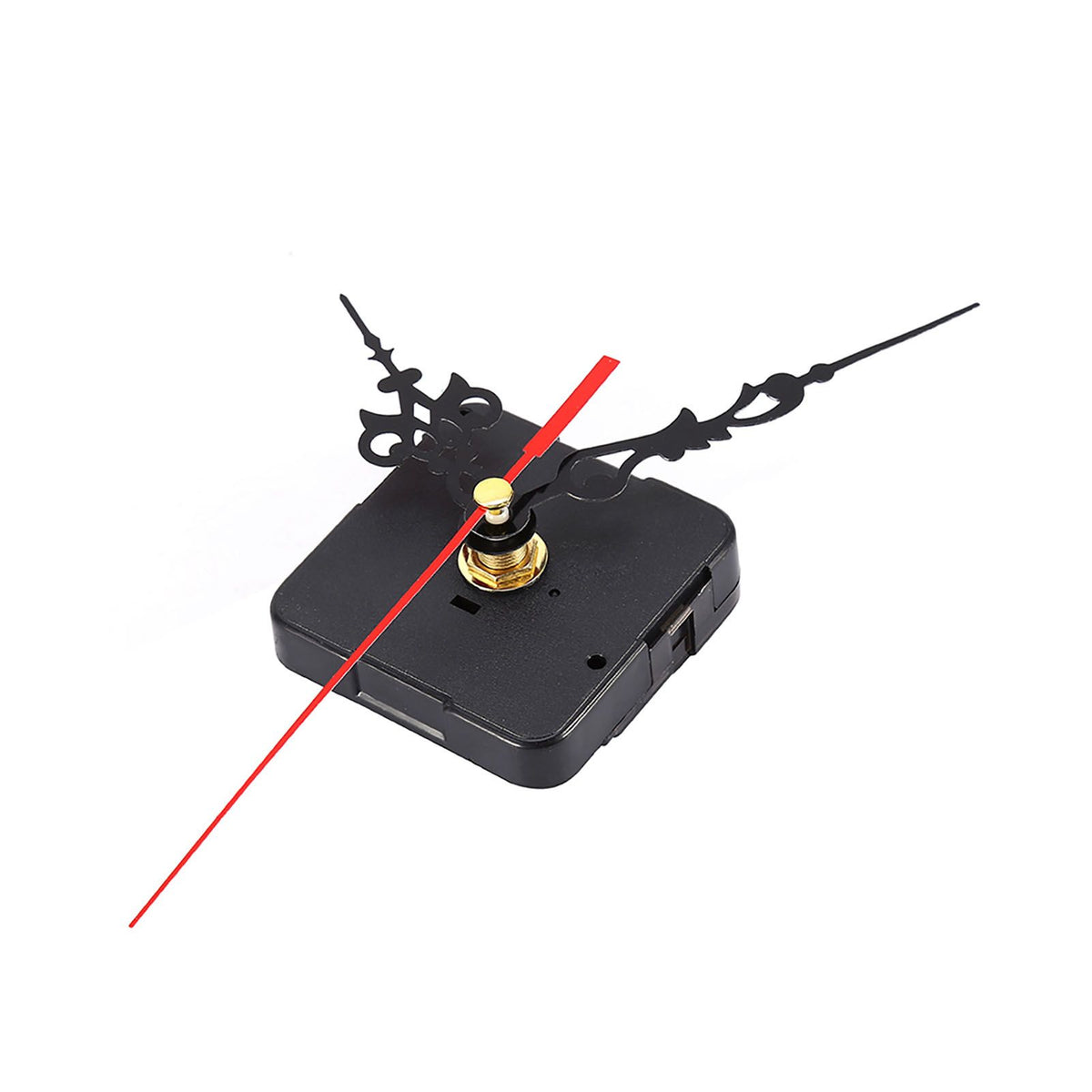 Black DIY Mechanism Quartz Clock Movement Parts Replacement Repair Tools Set Kit