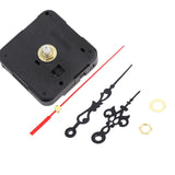 Black DIY Mechanism Quartz Clock Movement Parts Replacement Repair Tools Set Kit