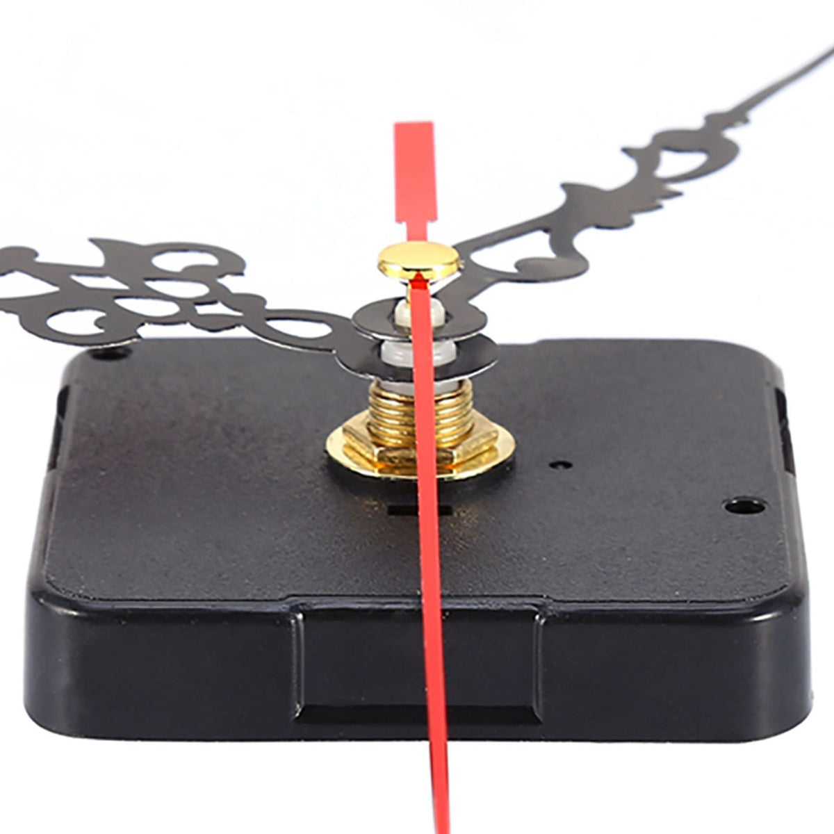 Black DIY Mechanism Quartz Clock Movement Parts Replacement Repair Tools Set Kit