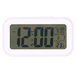 LED Backlight Digital Snooze Desk Alarm Clock Temperature Calendar Display Local