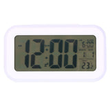 LED Backlight Digital Snooze Desk Alarm Clock Temperature Calendar Display Local - Side View