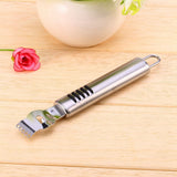Stainless Steel Lemon Lime Orange Peeler Fruit Zester Citrus Scraper - Rear View
