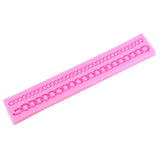 Fondant Cake 3D Mould Food Grade Silicone Mould Fashion Design Party - Top-Down View