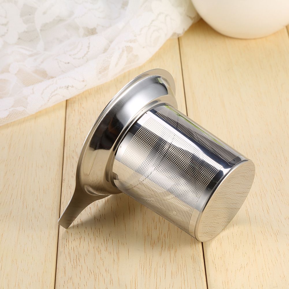 Stainless Steel Mesh Tea Infuser Reusable Cup Strainer Loose Leaf Spice Filter