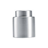 Stainless Steel Vacuum Sealed Wine Champagne Red Wine Cork Storage Bottle Stopper Cap Barware - Top-Down View