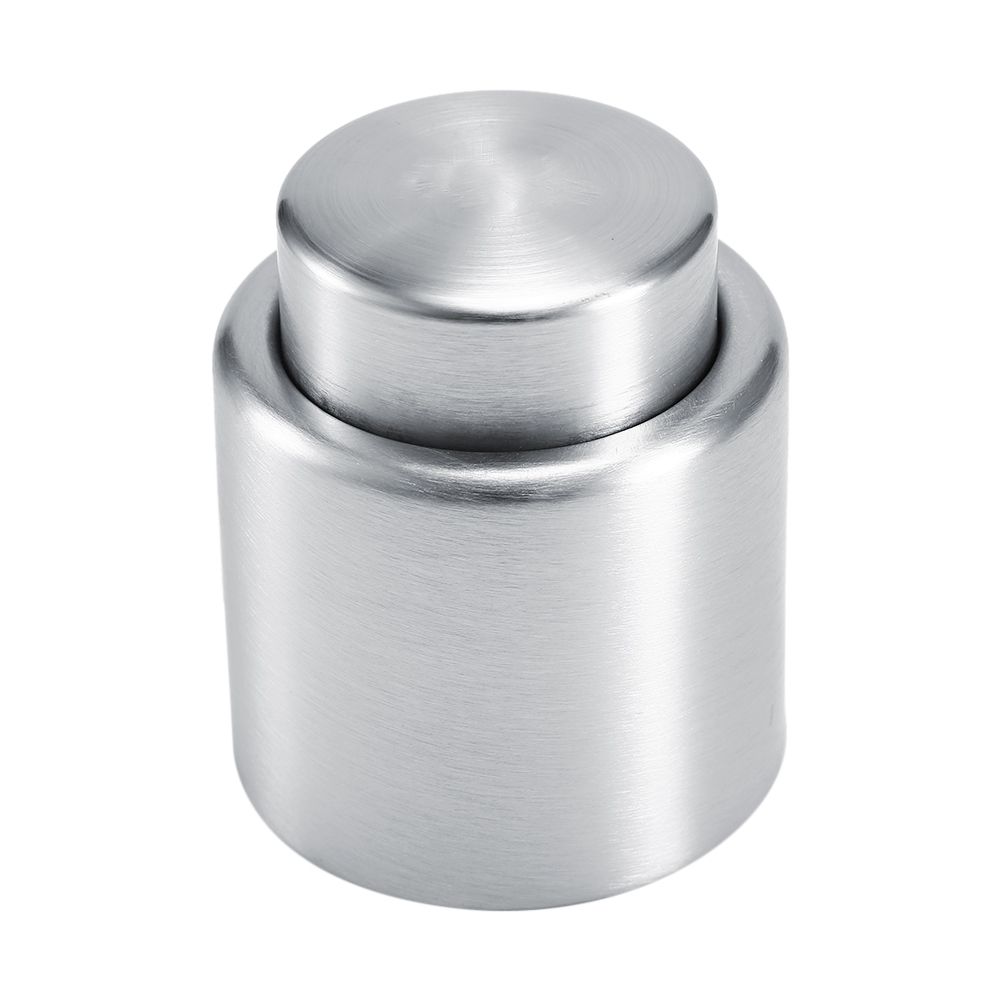 Stainless Steel Vacuum Sealed Wine Champagne Red Wine Cork Storage Bottle Stopper Cap Barware