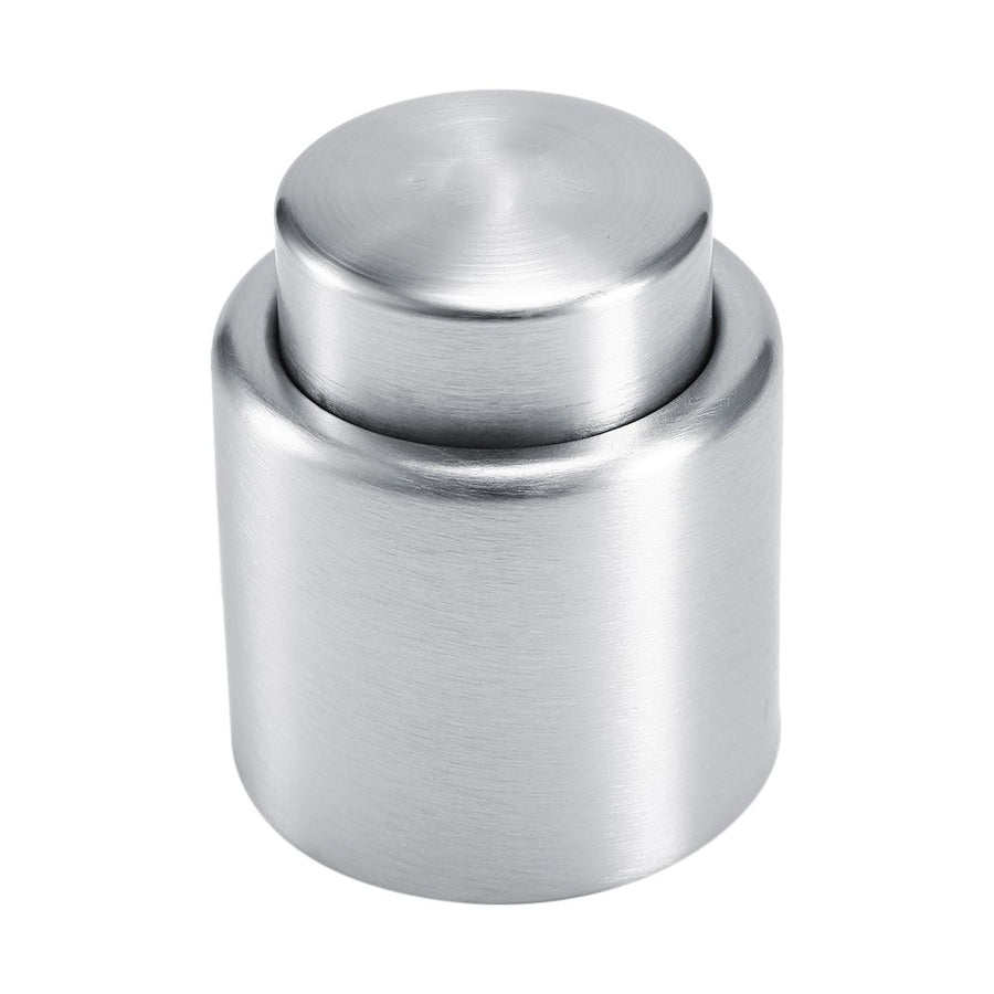 Stainless Steel Vacuum Sealed Wine Champagne Red Wine Cork Storage Bottle Stopper Cap Barware