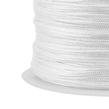 100M x 0.8mm Nylon Chinese Knot Cord Rattail Macrame Shamballa Thread String White - Extra Image
