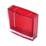 5PC/Set Acrylic Bathroom Accessories Bath Cup Bottle Toothbrush Holder Soap Dish - Front View