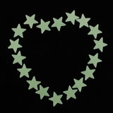 100pcs 3D Wall Glow In The Dark Star Stickers Decal In Baby Kid Nursery Bedroom