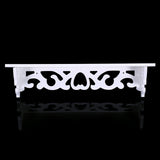 White Hollow Floating Shelf Wall Shop Bookshelf Display Shelf Furniture