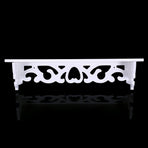 White Hollow Floating Shelf Wall Shop Bookshelf Display Shelf Furniture