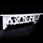 White Hollow Floating Shelf Wall Shop Bookshelf Display Shelf Furniture