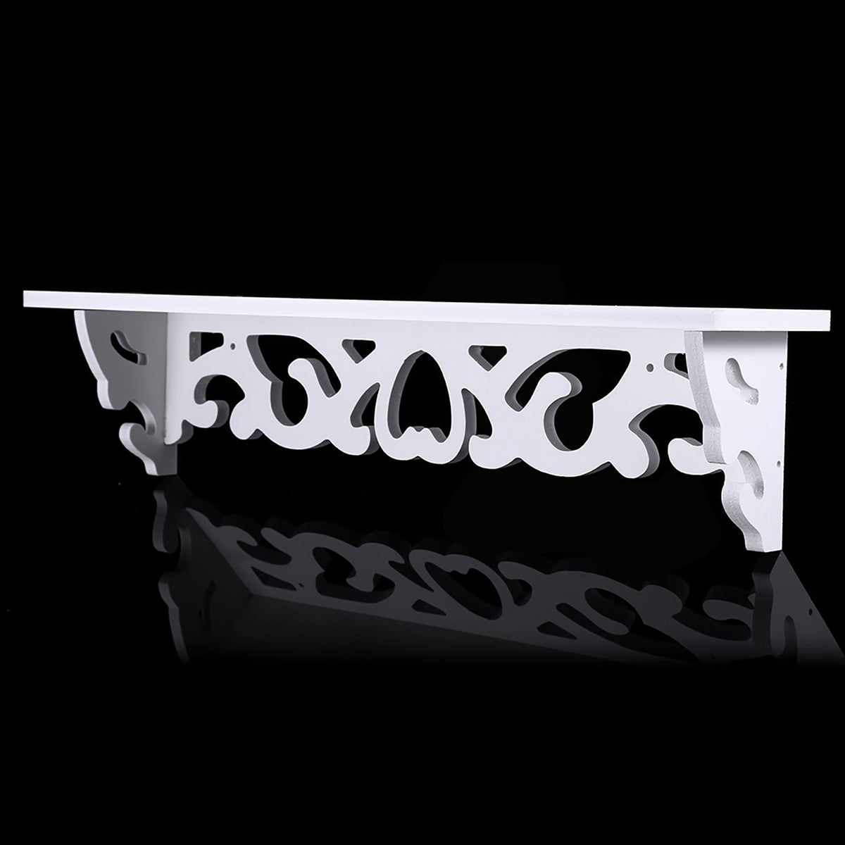 White Hollow Floating Shelf Wall Shop Bookshelf Display Shelf Furniture
