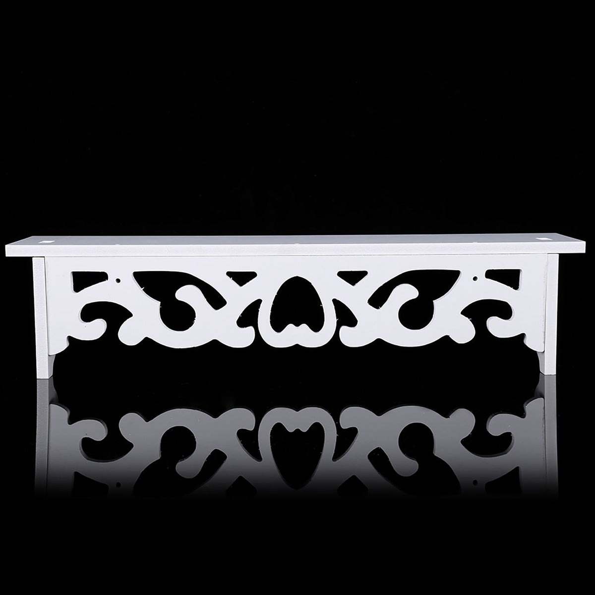 White Hollow Floating Shelf Wall Shop Bookshelf Display Shelf Furniture