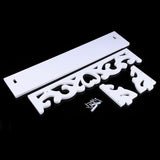 White Hollow Floating Shelf Wall Shop Bookshelf Display Shelf Furniture