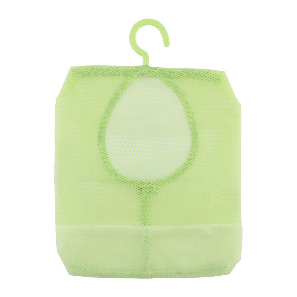 Kitchen Bathroom Hanging Storage Clothespin Mesh Bag Organizer Hanger Hook