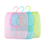 Kitchen Bathroom Hanging Storage Clothespin Mesh Bag Organizer Hanger Hook - Side View