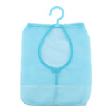 Kitchen Bathroom Hanging Storage Clothespin Mesh Bag Organizer Hanger Hook