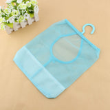 Kitchen Bathroom Hanging Storage Clothespin Mesh Bag Organizer Hanger Hook