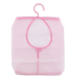 Laundry Bathroom Hanging Mesh Storage Bag Clothes Toy Net Organizer Hanger Hook