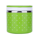 1 Layer Stainless Steel Insulation Thermo Thermal Lunch Box Food Container Hot