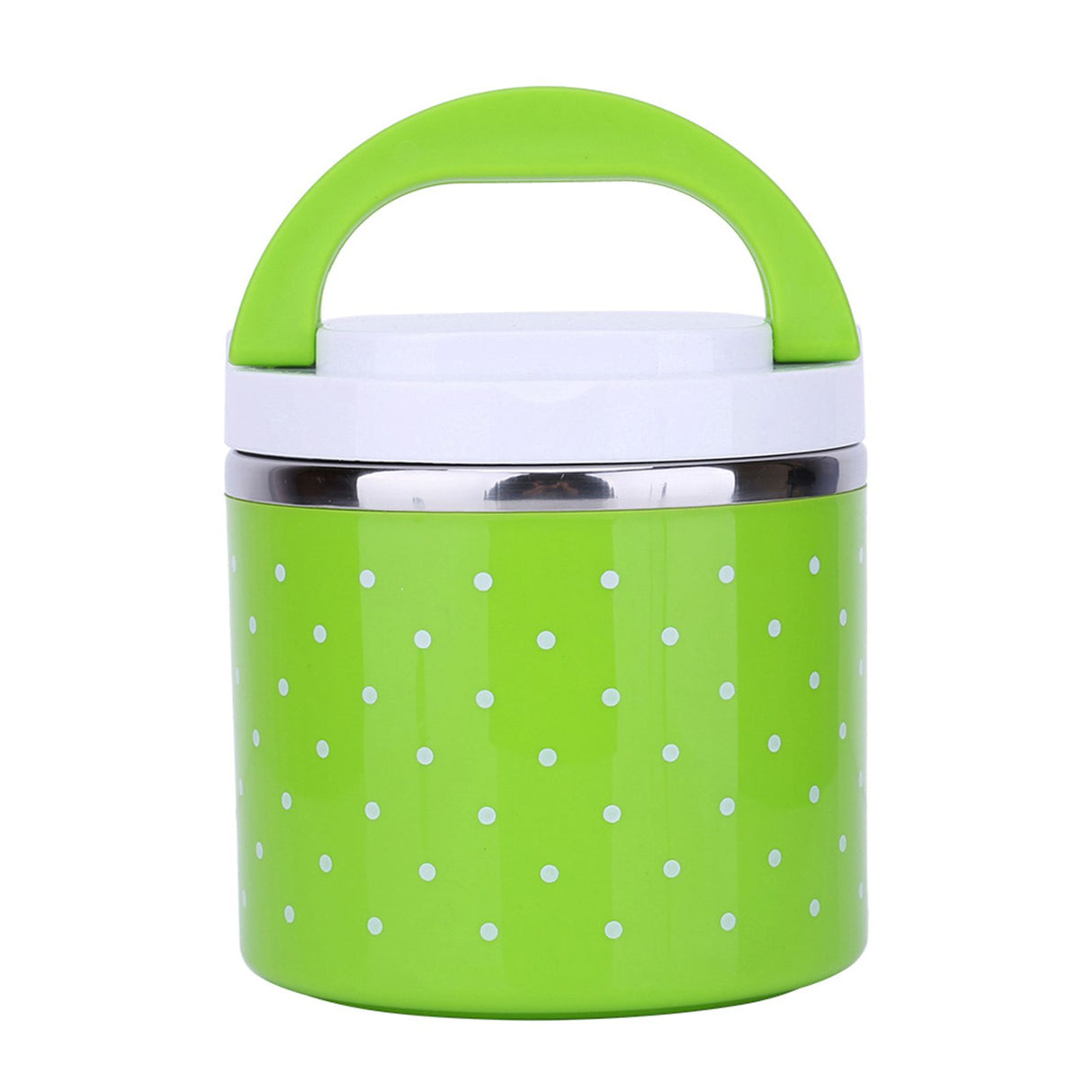 1 Layer Stainless Steel Insulation Thermo Thermal Lunch Box Food Container Hot