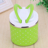 1 Layer Stainless Steel Insulation Thermo Thermal Lunch Box Food Container Hot - Low Angle