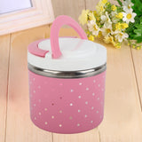 1 Layer Stainless Steel Insulation Thermo Thermal Lunch Box Food Container Hot - Extra Image