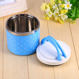 1 Layer Stainless Steel Insulation Thermo Thermal Lunch Box Food Container Hot