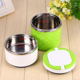 2 Layer Stainless Steel Insulation Thermo Thermal Lunch Box Food Container Hot