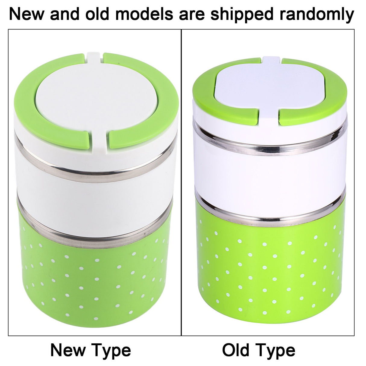 2 Layer Stainless Steel Insulation Thermo Thermal Lunch Box Food Container Hot