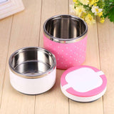 2 Layer Stainless Steel Insulation Thermo Thermal Lunch Box Food Container Hot