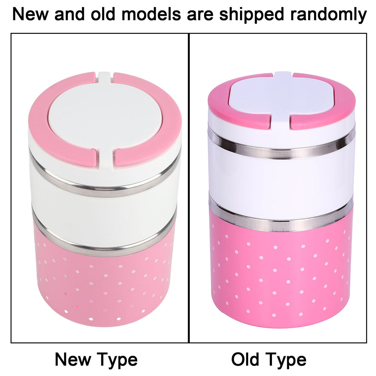 2 Layer Stainless Steel Insulation Thermo Thermal Lunch Box Food Container Hot