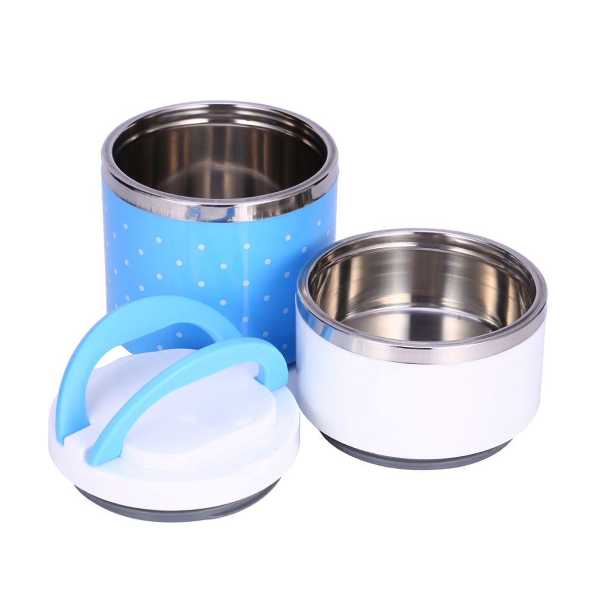 2 Layer Stainless Steel Insulation Thermo Thermal Lunch Box Food Container Hot