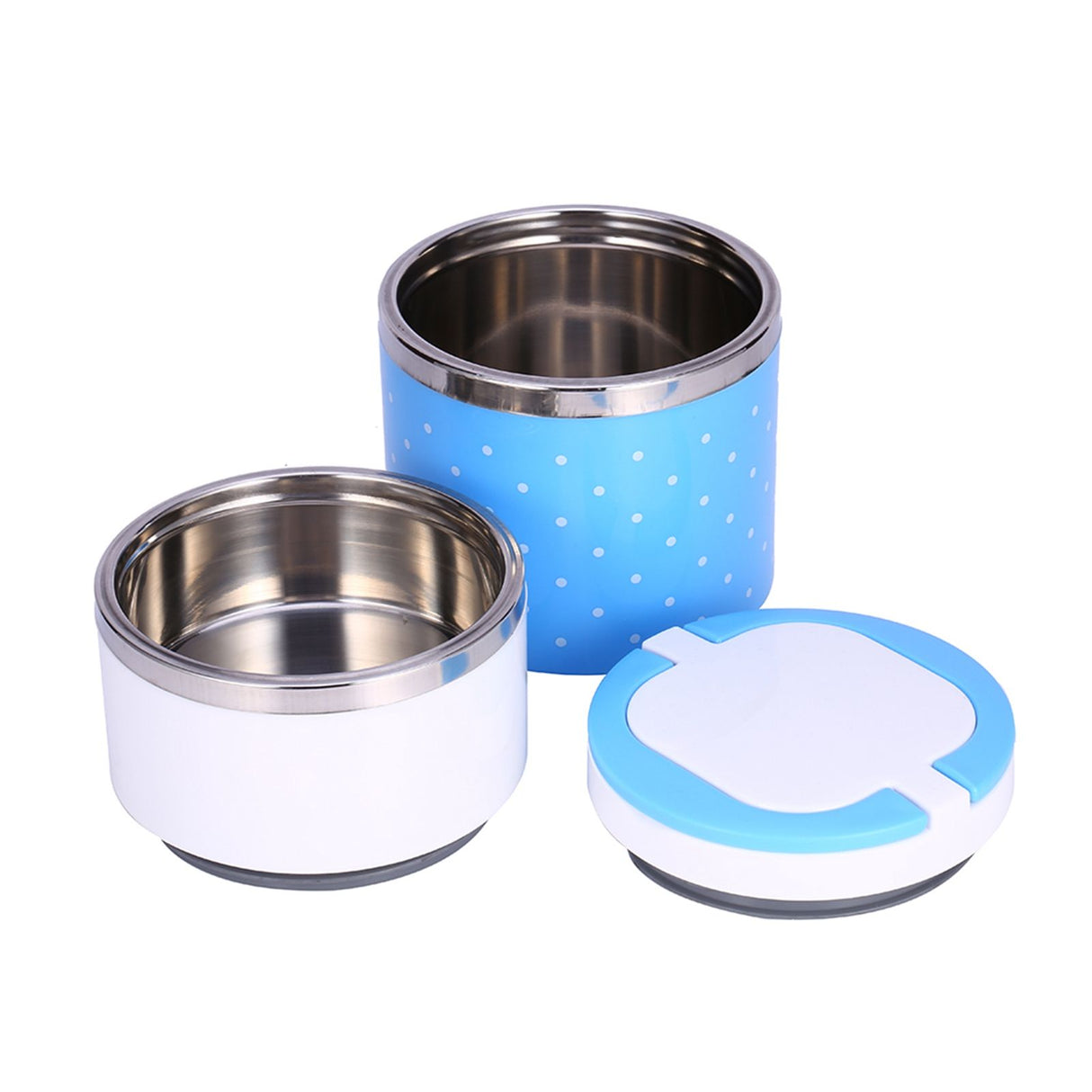 2 Layer Stainless Steel Insulation Thermo Thermal Lunch Box Food Container Hot