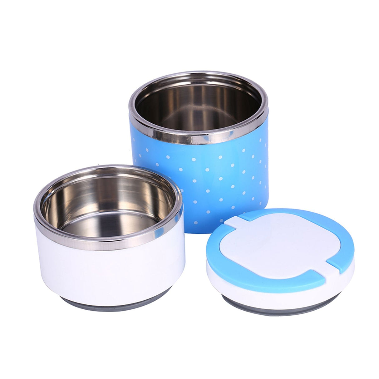 2 Layer Stainless Steel Insulation Thermo Thermal Lunch Box Food Container Hot