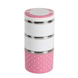3 Layer Stainless Steel Insulation Thermo Thermal Lunch Box Food Container Hot