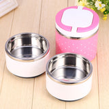 3 Layer Stainless Steel Insulation Thermo Thermal Lunch Box Food Container Hot