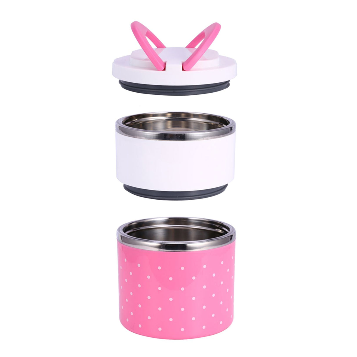 3 Layer Stainless Steel Insulation Thermo Thermal Lunch Box Food Container Hot
