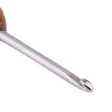 10pcs Bamboo Handle Aluminum Crochet Hook Knitting Knit Needle Weave Yarn Set - Side View
